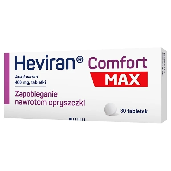 Heviran Comfort Max 400mg, 30 tabletek
