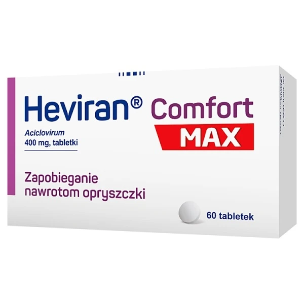 Heviran Comfort Max 400mg, 60 tabletek