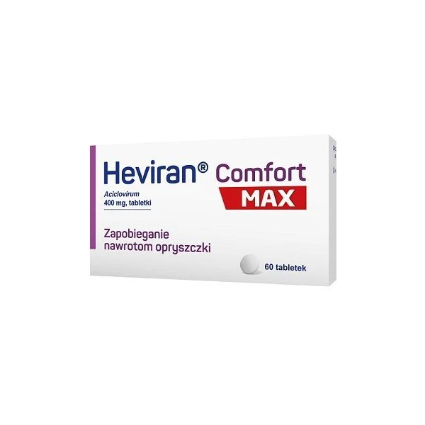 Heviran Comfort Max 400mg, 60 tabletek
