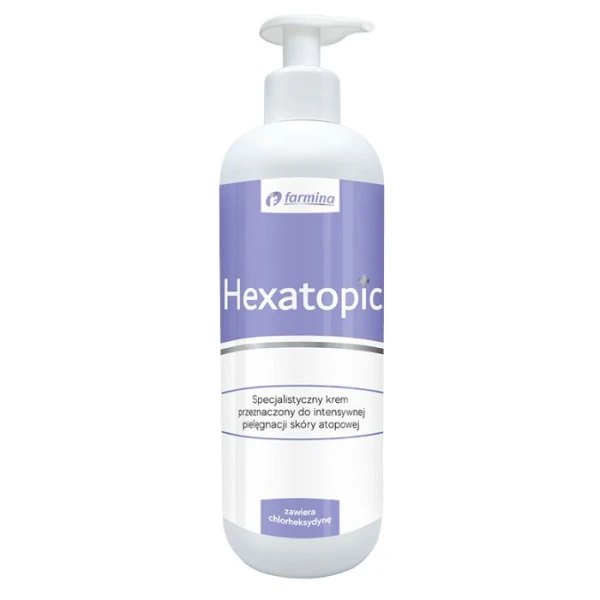 Hexatopic, krem przeznaczony do intensywnej pielęgnacji skóry atopowej, 500ml