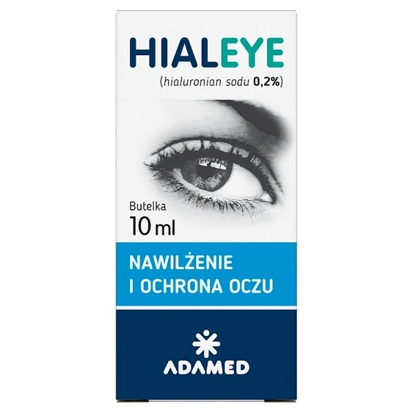 Hialeye 0,2%, nawilżanie i ochrona oczu, krople, 10ml