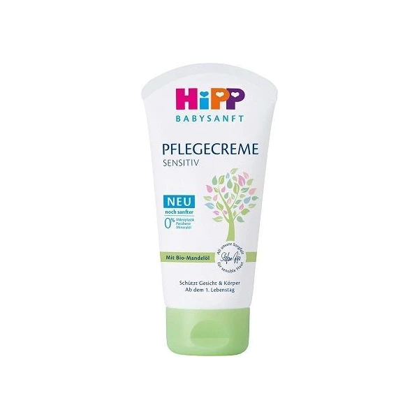 Hipp Babysanft Sensitive, krem pielęgnacyjny do twarzy i ciała, od urodzenia, 75ml