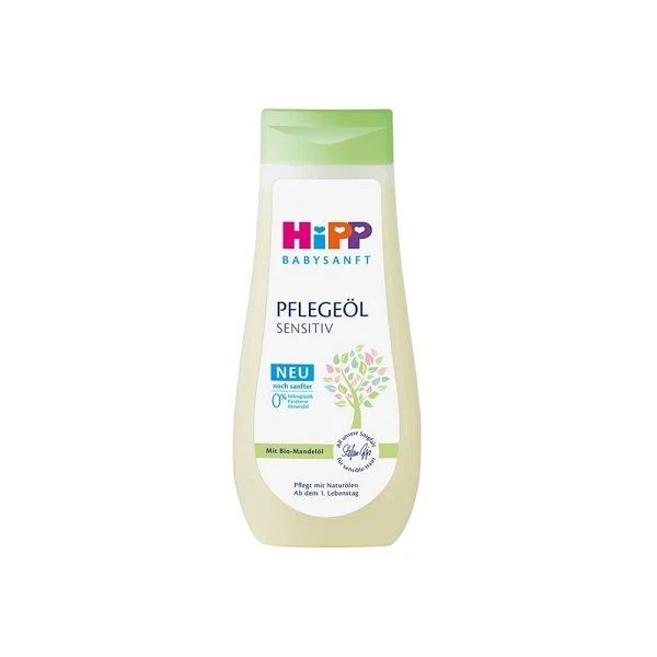 Hipp Babysanft Sensitive, pielęgnacyjna oliwka do ciała, od urodzenia, 200ml