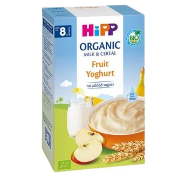 Hipp, kaszka mleczno-zbożowa, owoce-jogurt, po 8 miesiącu, 250g