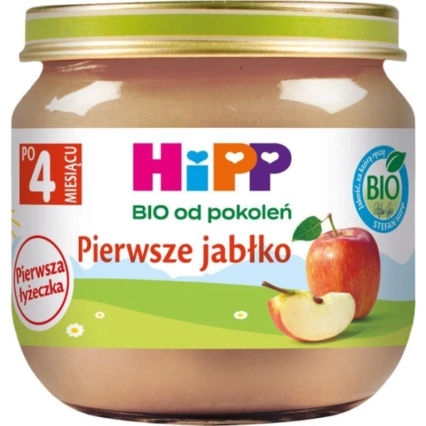 Hipp, pierwsze jabłko, Bio, po 4 miesiącu, 80g