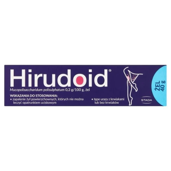 Hirudoid 0,3g/100g, żel, 40g