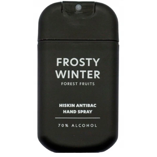 Hiskin Frosty Winter, antybakteryjny spray do rąk, 30ml
