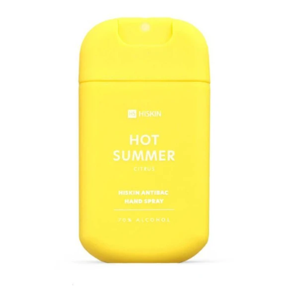 Hiskin Hot Summer, antybakteryjny spray do rąk, 30ml