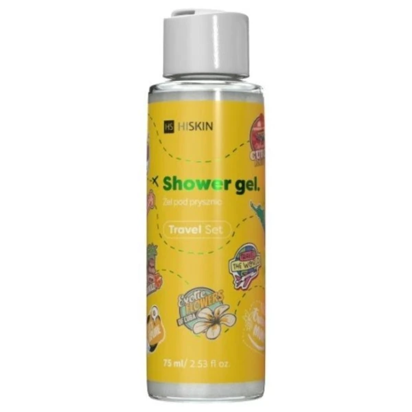 HiSkin, travel set, żel pod prysznic, 75ml