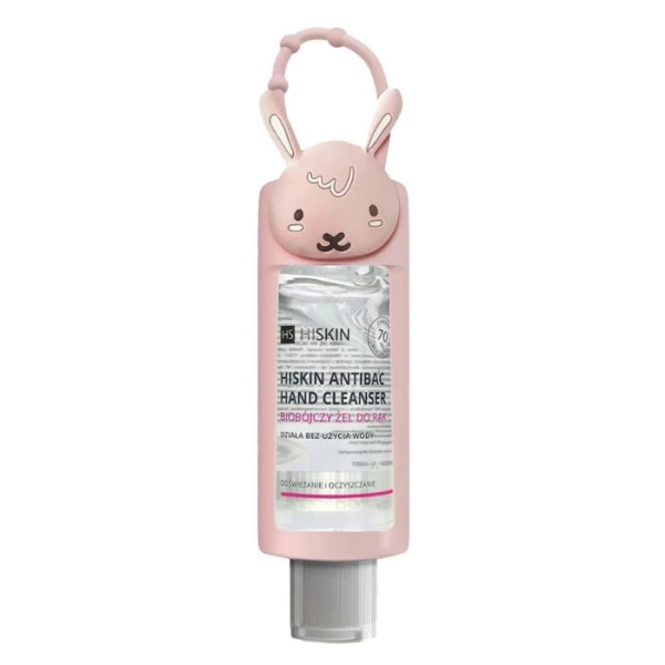 Hiskin, żel antybakteryjny do rąk, malina, królik, 75ml