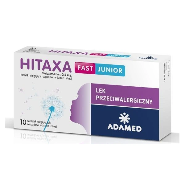 Hitaxa Fast Junior 2,5mg, 10 tabletek