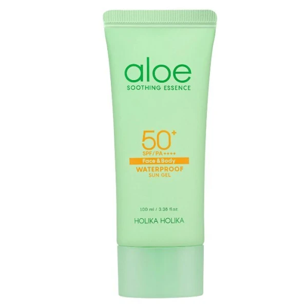 Holika Holika Aloe Soothing Essence, żel przeciwsłoneczny do twarzy i ciała, SPF 50+, 100ml