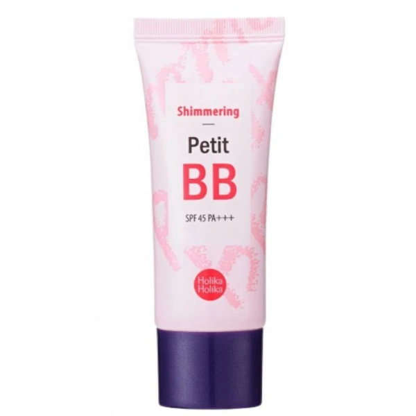 Holika Holika Petit BB Shimmering, rozświetlający krem BB, SPF 45 PA++, 30ml