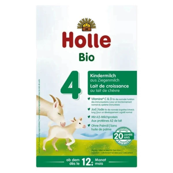 Holle, formuła na bazie mleka koziego 4, Bio, po 1 roku życia, 400g