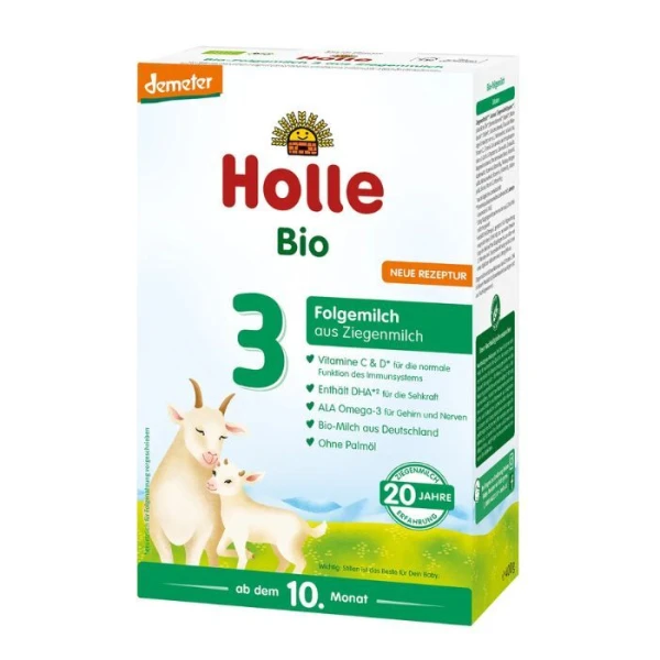 Holle, mleko następne kozie 3, Bio, po 10 miesiącu, 400g