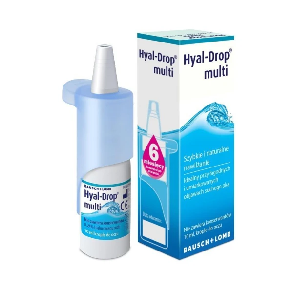 Hyal-Drop Multi, krople nawilżające do oczu, 10ml