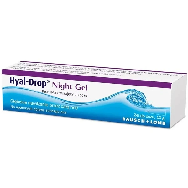 Hyal-Drop Night Gel, nawilżający żel do oczu, 10g