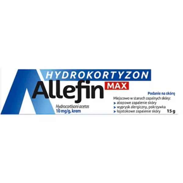 Hydrokortyzon Allefin Max 10mg/g, krem, 15g