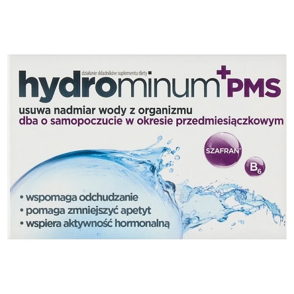 Hydrominum + PMS, 30 tabletek