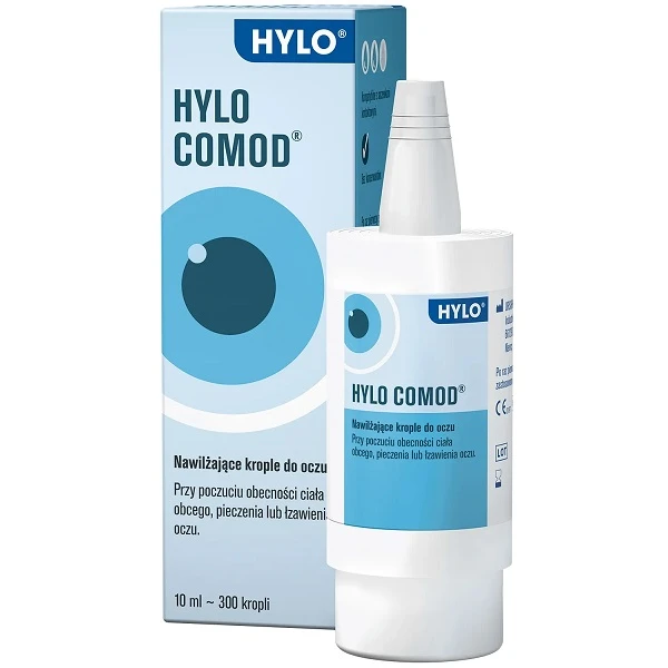 Hylo Comod, krople nawilżające do oczu, 10ml