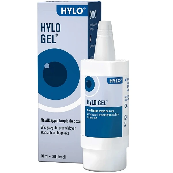 Hylo Gel, krople nawilżające do oczu, 10ml