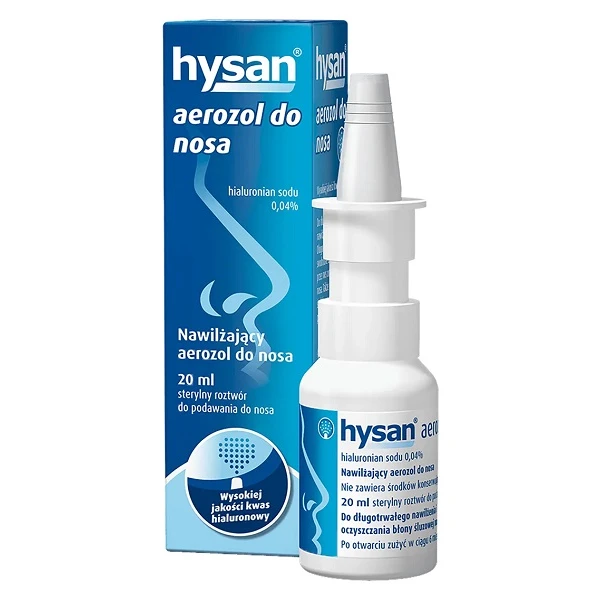 Hysan, nawilżający aerozol do nosa, 20ml