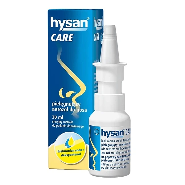 Hysan Care, pielęgnujący aerozol do nosa, 20ml
