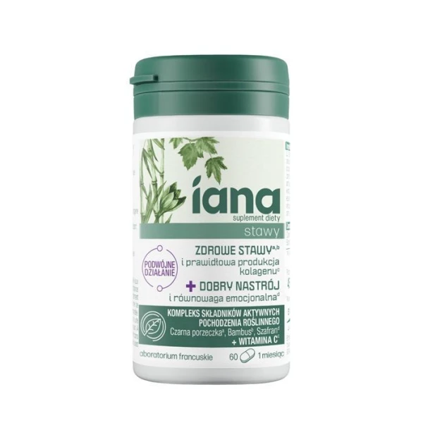 Iana, Zdrowe Stawy + Dobry Nastrój, 60 tabletek