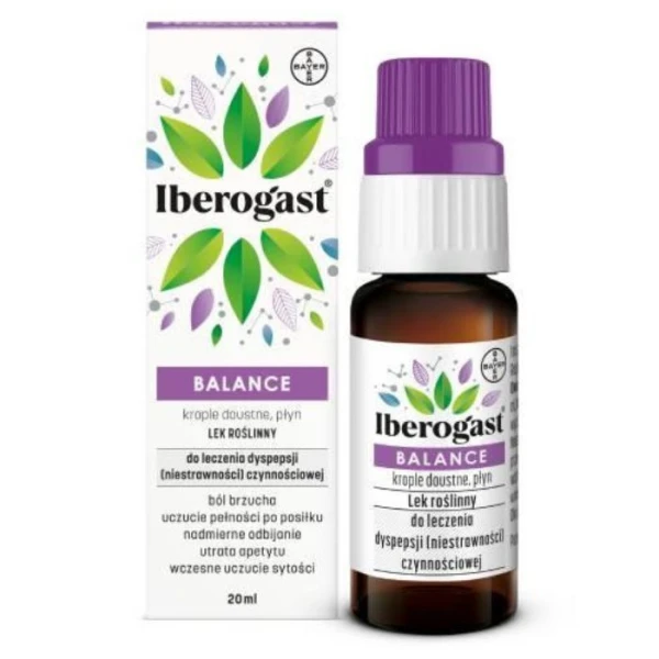 [DATA - 2026-10-31] Iberogast Balance, lek złożony, krople doustne, 20ml