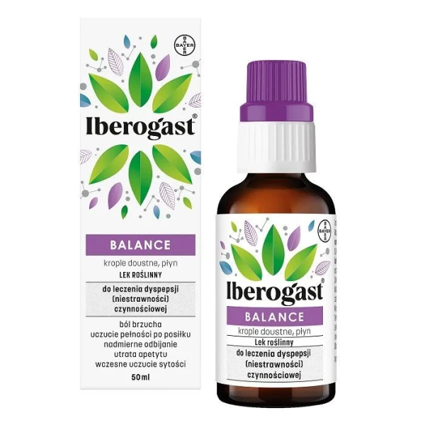 [DATA - 2026-10-31] Iberogast Balance, lek złożony, krople doustne, 50ml