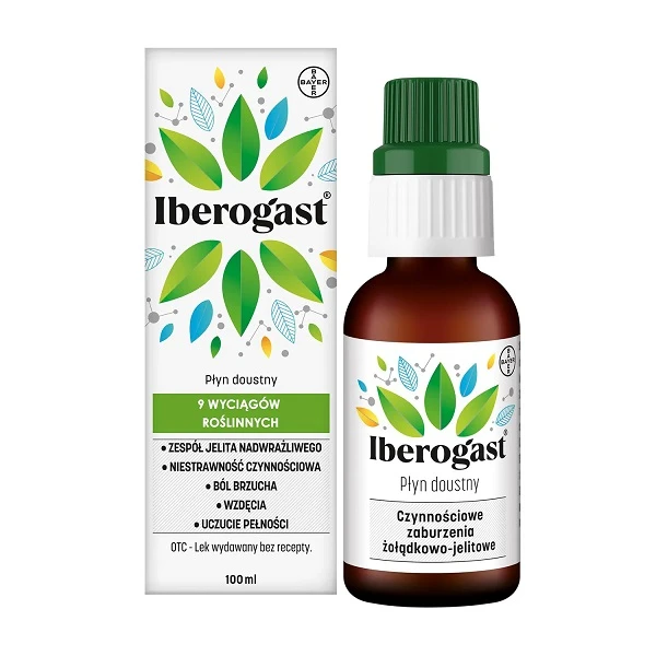Iberogast, lek złożony, płyn doustny, 100ml