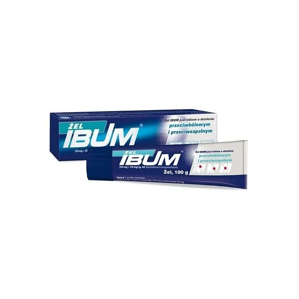 Ibum (50mg+30mg/g), żel, 100g
