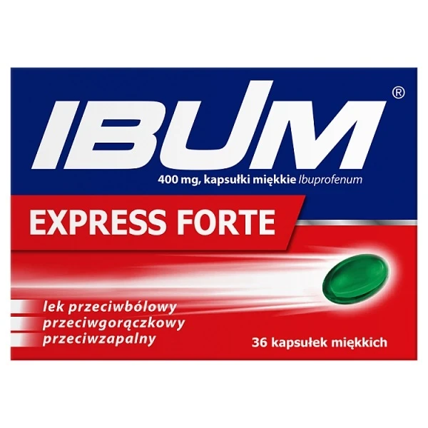 Ibum Express Forte 400mg, 36 kapsułek