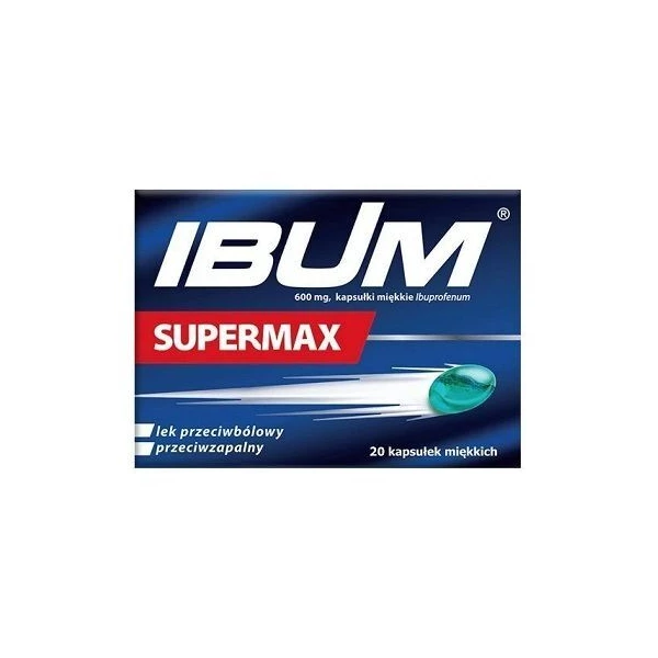 Ibum Supermax 600mg, 20 kapsułek
