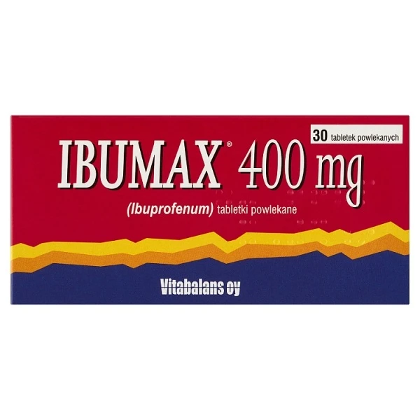 Ibumax 400mg, 30 tabletek