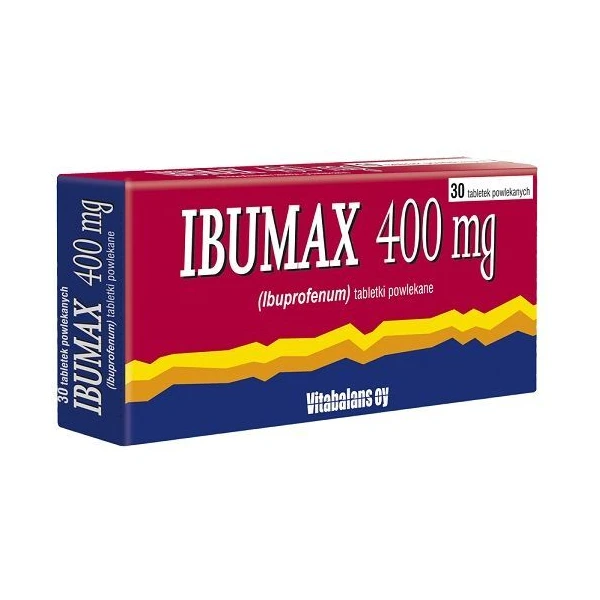 Ibumax 400mg, 30 tabletek