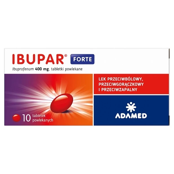 Ibupar Forte 400mg, 10 tabletek
