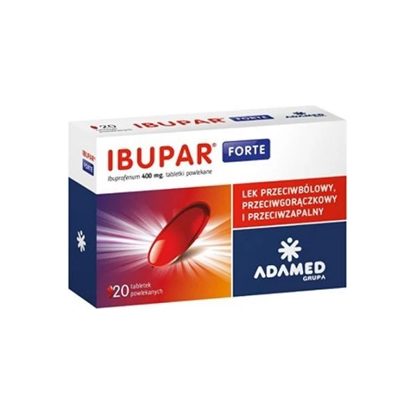 Ibupar Forte 400mg, 20 tabletek