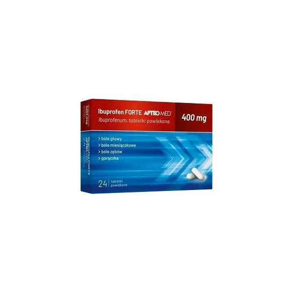 Ibuprofen Forte Apteo Med 400mg, 24 tabletki