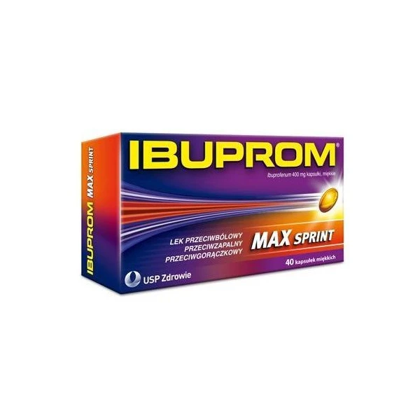 Ibuprom Max Sprint 400mg, 40 kapsułek