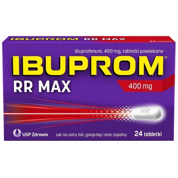 Ibuprom RR Max 400mg, 24 tabletki
