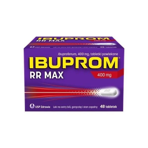 Ibuprom RR Max 400mg, 48 tabletek