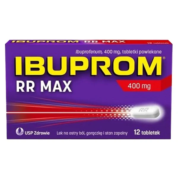 Ibuprom RR 400mg, 12 tabletek