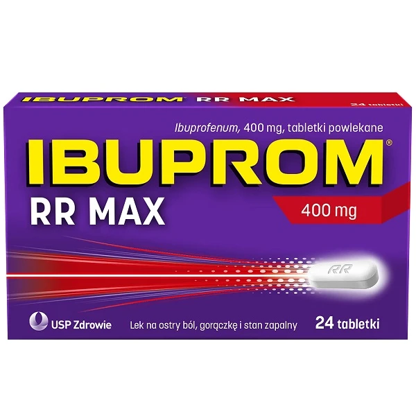 Ibuprom RR Max 400mg, 24 tabletki