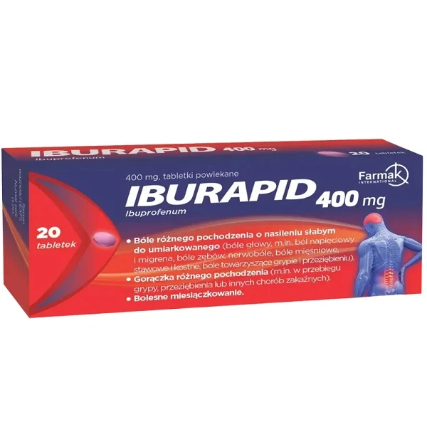 Iburapid 400mg, 20 tabletek