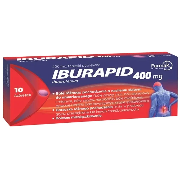 Iburapid 400mg, 10 tabletek