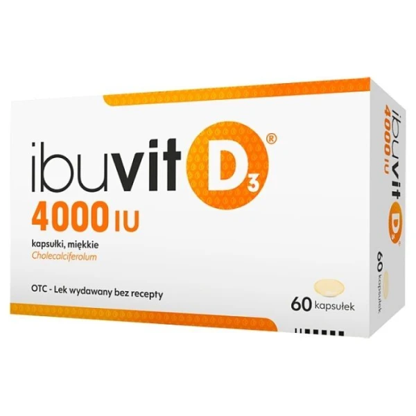 Ibuvit D3 4000 j.m., 60 kapsułek