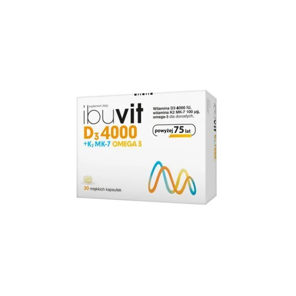 Ibuvit D3 4000 + K2 MK-7 Omega 3 100mcg, 30 kapsułek