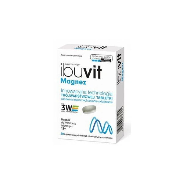 Ibuvit Magnez, 30 tabletek