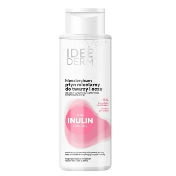 Ideepharm, Idee Derm, hipoalergiczny płyn micelarny do twarzy i oczu, 400ml